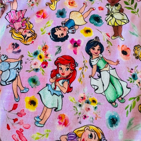 Little snuggles bamboo Princess Print Dress size 3t - Picture 3 of 6